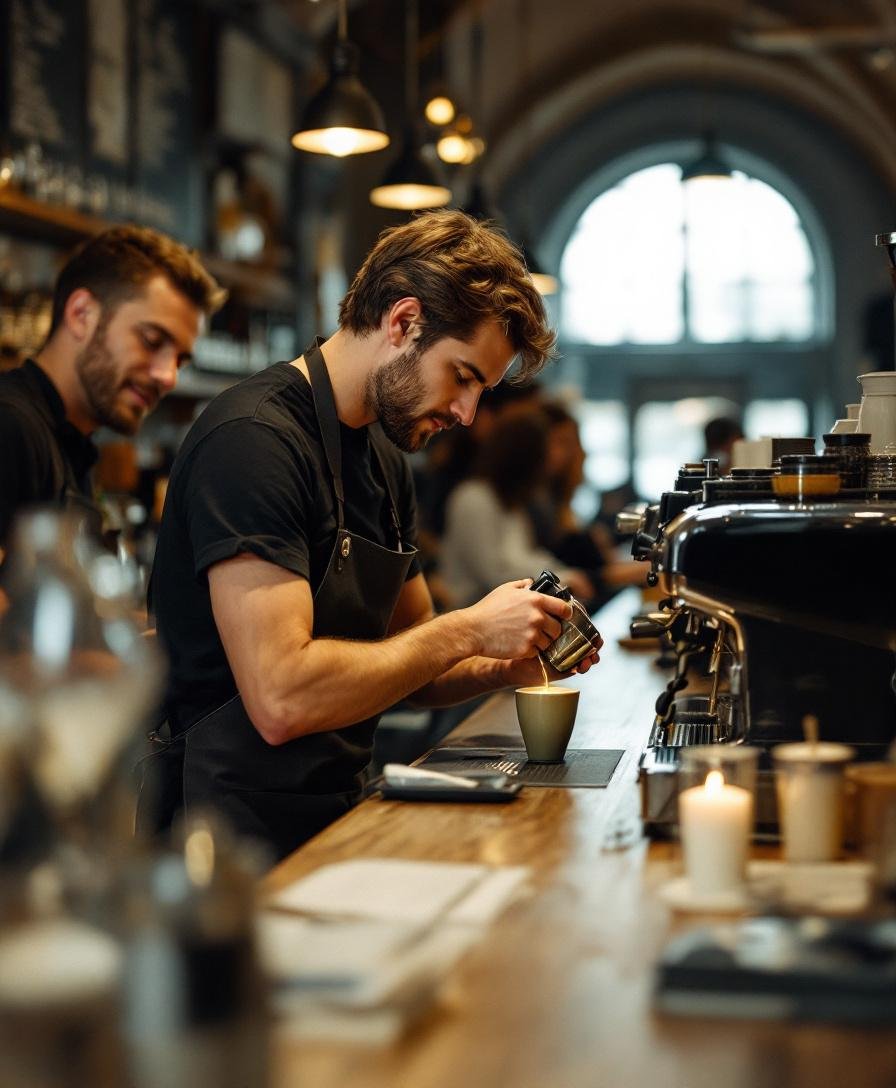 Barista portrait